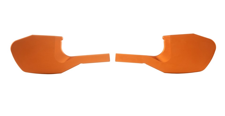 Adattatore poggiapiedi per Vespa GTS/GTS Super/GTV/GT 60/GT/GT L 125-300cc, arancio opaco