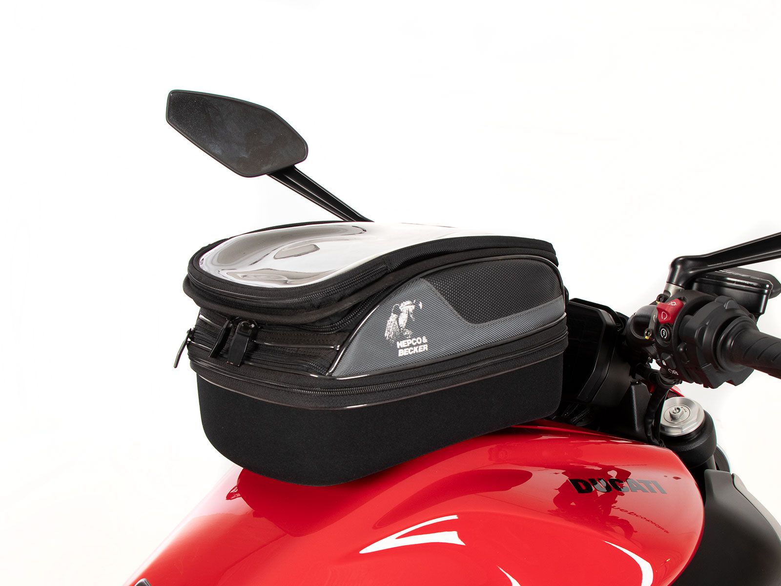 Anello serbatoio di base con blocco borsa serbatoio per Ducati Diavel V4 (23-) Hepco & Becker