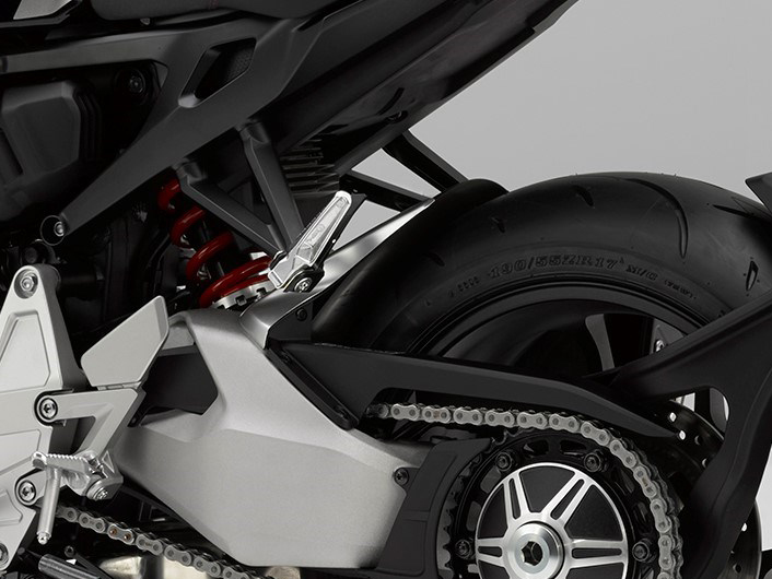 Copriruota posteriore look alluminio per Honda CB1000R (BJ 18-)