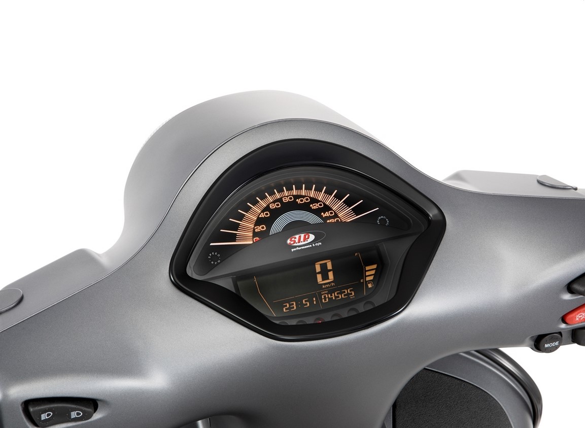 Contagiri / tachimetro per Vespa GTS/GTS Super 300cc FL ('14-), nero