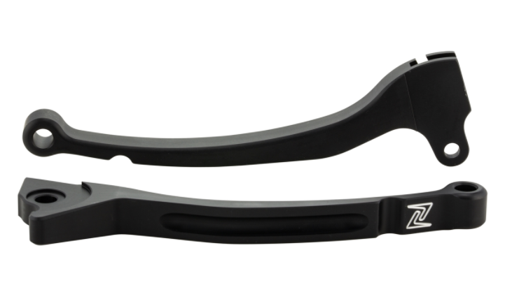 Set leva freno sportivo sinistra/destra per Vespa LX/​LXV/​S/​Primavera/​Sprint 50-150ccm, nero opaco