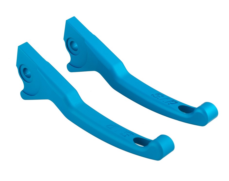Set di leve sportive freno Shorty per Vespa, destra e sinistra, blu opaco