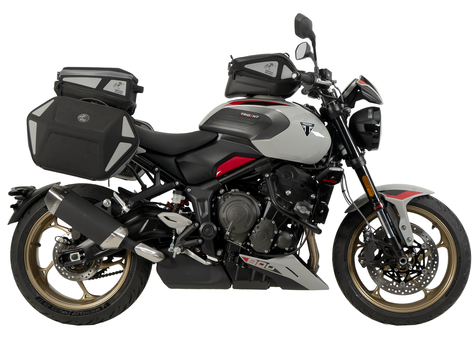 Anello per serbatoio Basic con chiusura per borsa da serbatoio inclusa per Triumph Trident 800 (26-) Hepco & Becker