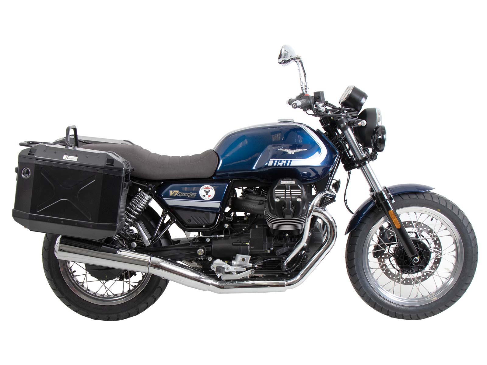 Portapacchi nero per Moto Guzzi V7 Special/Stone/Centenario (21-24) Hepco & Becker