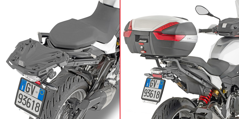 Porta bauletto per valigie Monokey / Monolock per BMW F 900 XR / R (Bj.20-) Givi