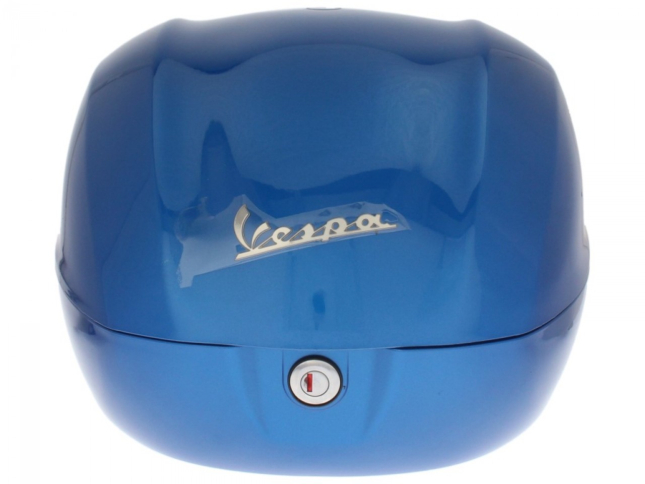 Kit bauletto 32L blu (261/A), cuscino posteriore nero per Vespa Sprint / Primavera