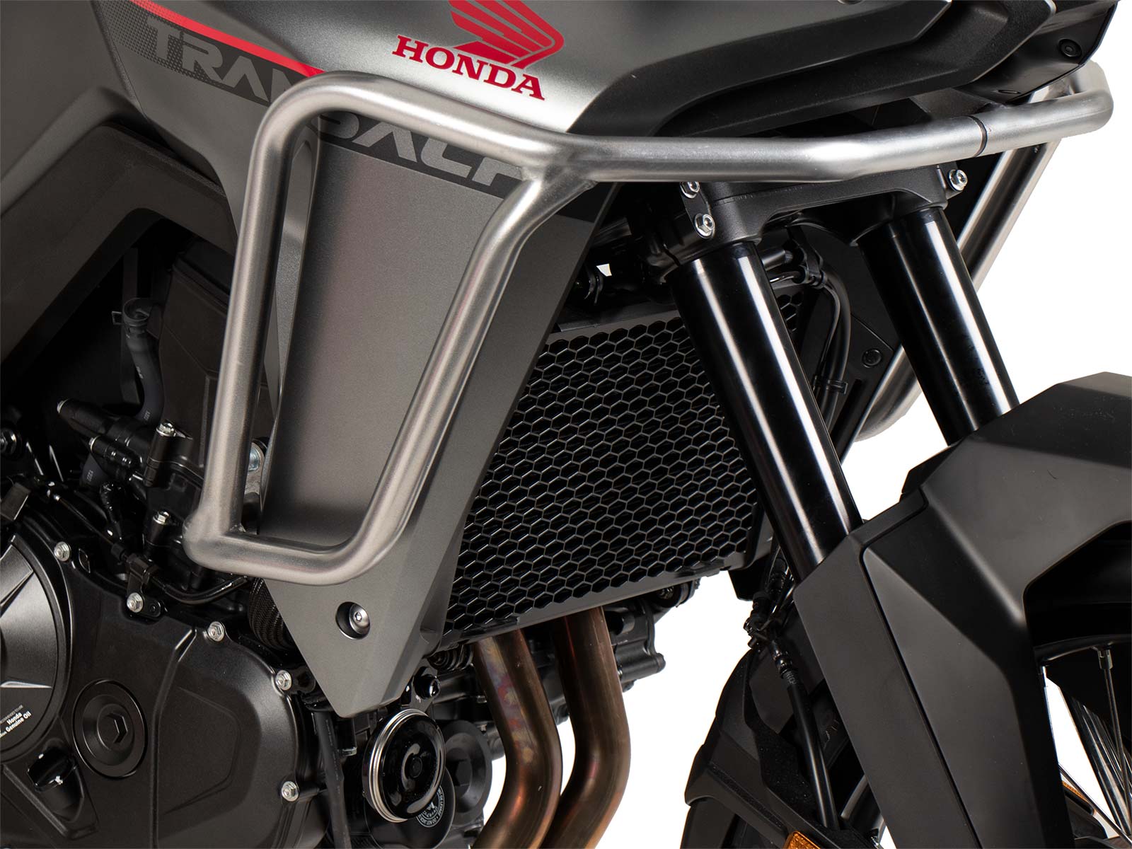 Protezione serbatoio argento per Honda XL 750 Transalp (23-) Hepco & Becker