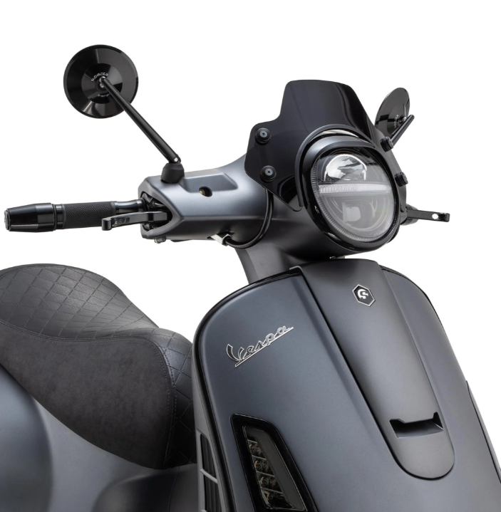 Zanzariera senza supporto nera colorata per Vespa GTS/GTS Super/GT/Primavera/Elettrica/PX