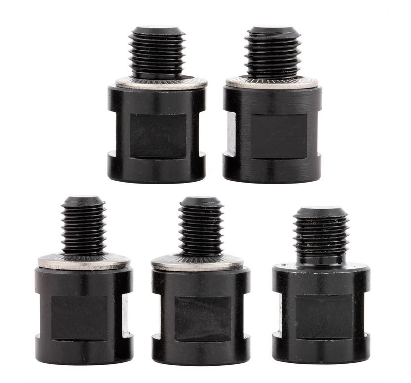 Adattatore per specchio RIZOMA "Direct Mount" per Vespa, anodizzato nero