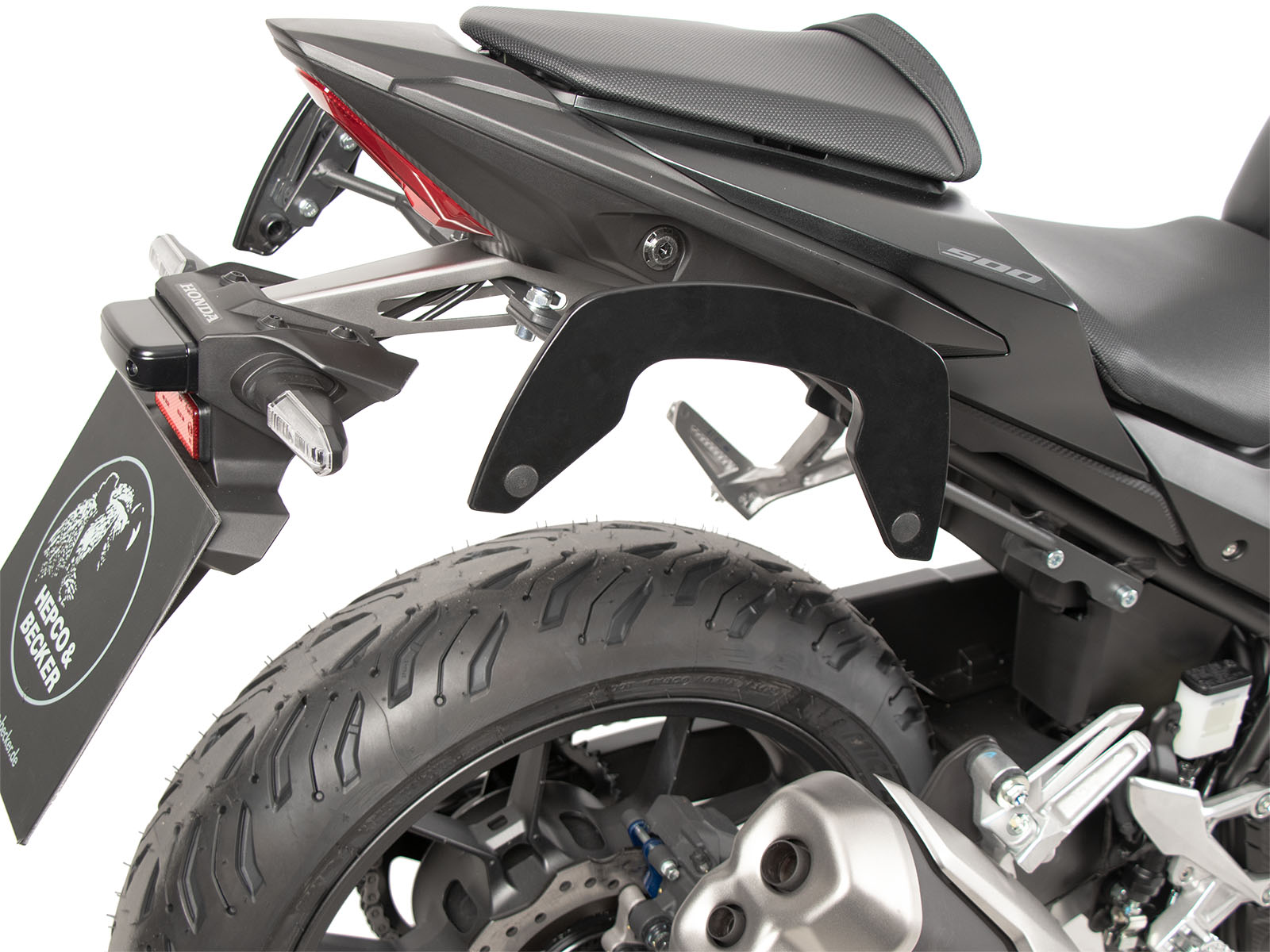 Portapacchi laterale C-Bow antracite per Honda CB 500 Hornet (24-) Hepco & Becker