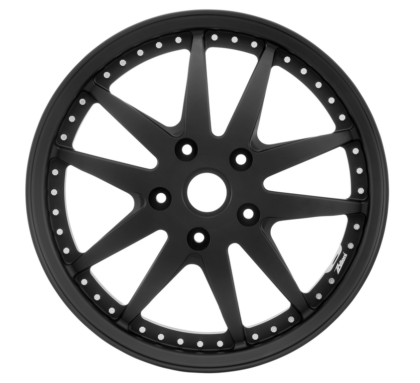 Cerchio sport anteriore/posteriore 12" per Vespa GTS/GTS Super/GTV/GT/946 125-300ccm, nero opaco