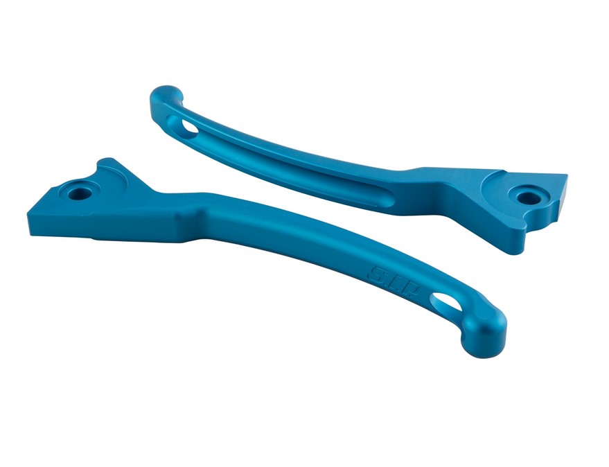Set di leve freno sportive per Vespa, destra e sinistra, blu opaco