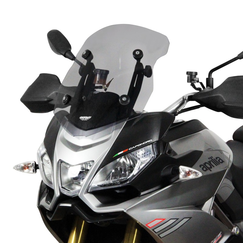 Cupolino Touring MRA "TM" grigio fumo per APRILIA CAPONORD 1200 (Bj.13-)
