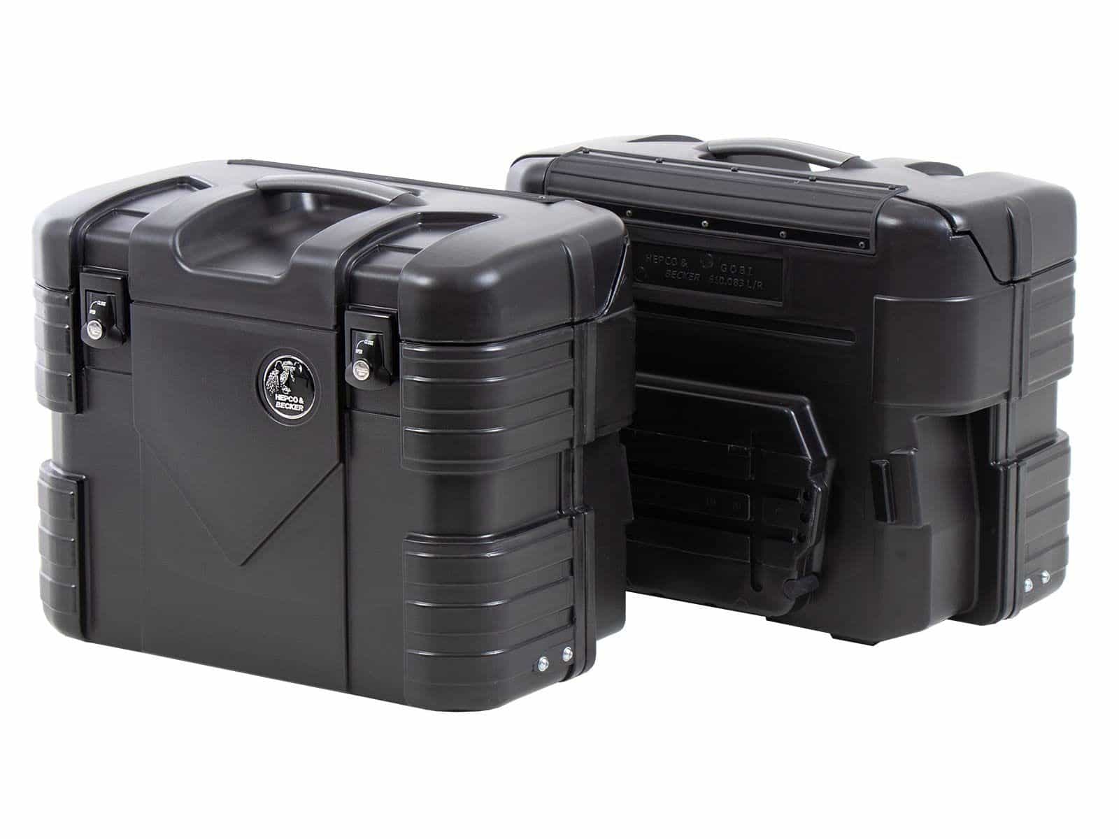 Set di valigie laterali Gobi nero Hepco & Becker