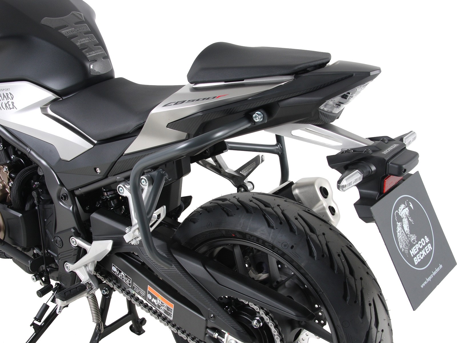 Barra di protezione posteriore antracite per Honda CB 500 F (19-23) Hepco & Becker