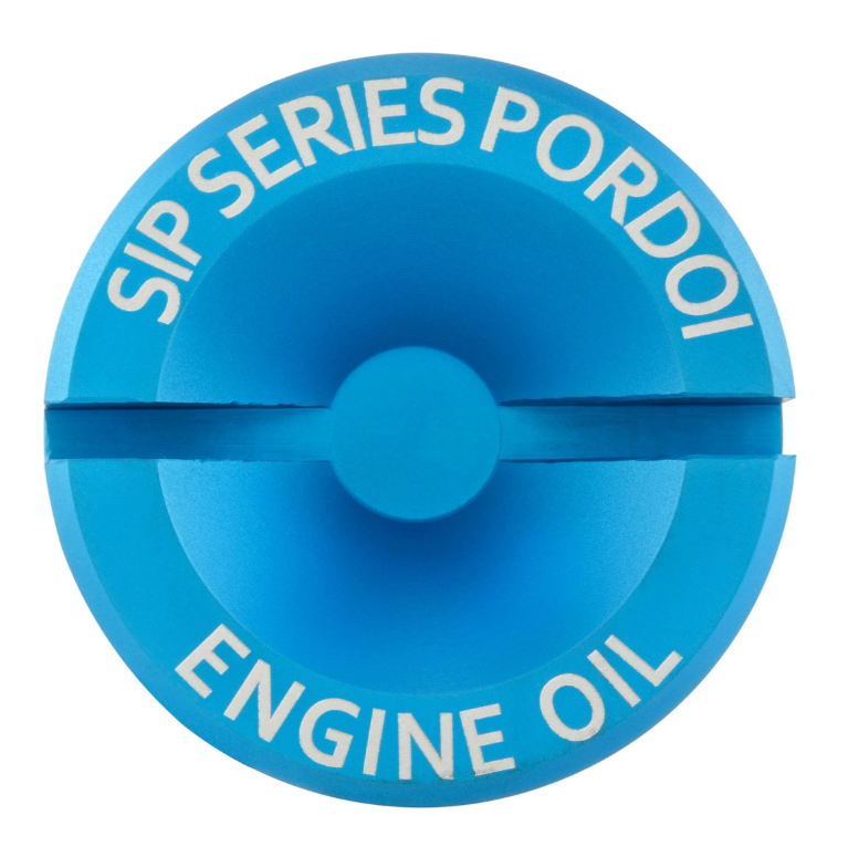 Tappo di riempimento olio motore per Vespa GTS Super 125cc 4T LC Euro 3 (09-16), blu opaco