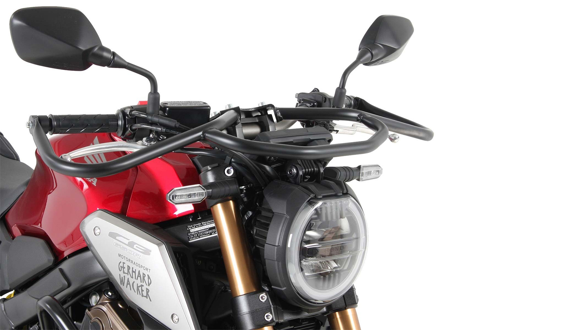 Barra di protezione anteriore per Honda CB 650 R (21-23) Hepco & Becker