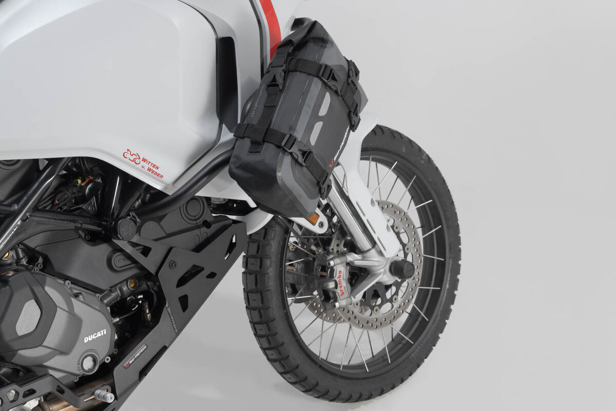 Borsa posteriore Drybag 80 per Aprilia RS 660, nero/grigio - SW Motech