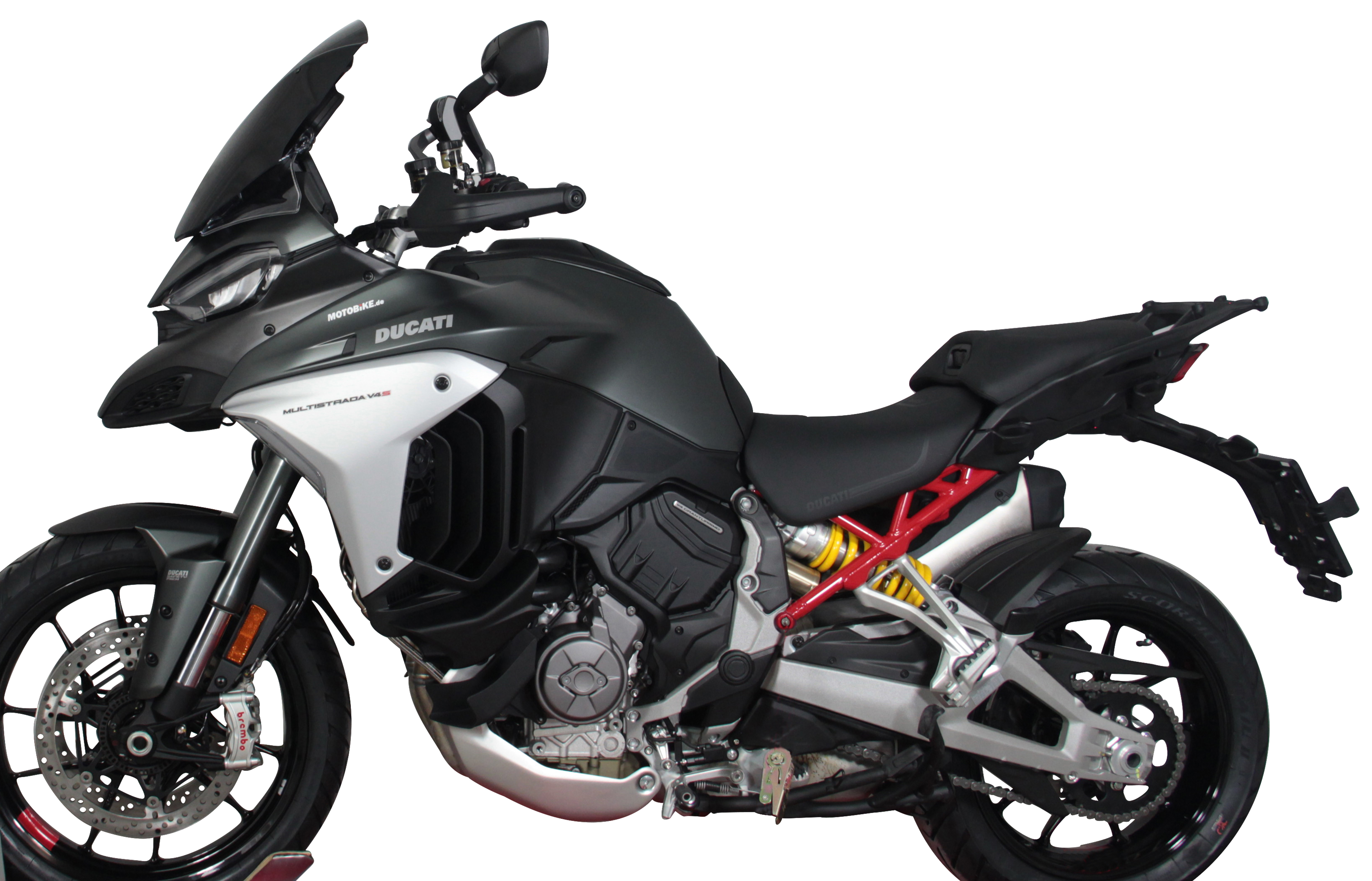 Cupolino Touring MRA "TM" nero per Ducati Multistrada V4 (21-)