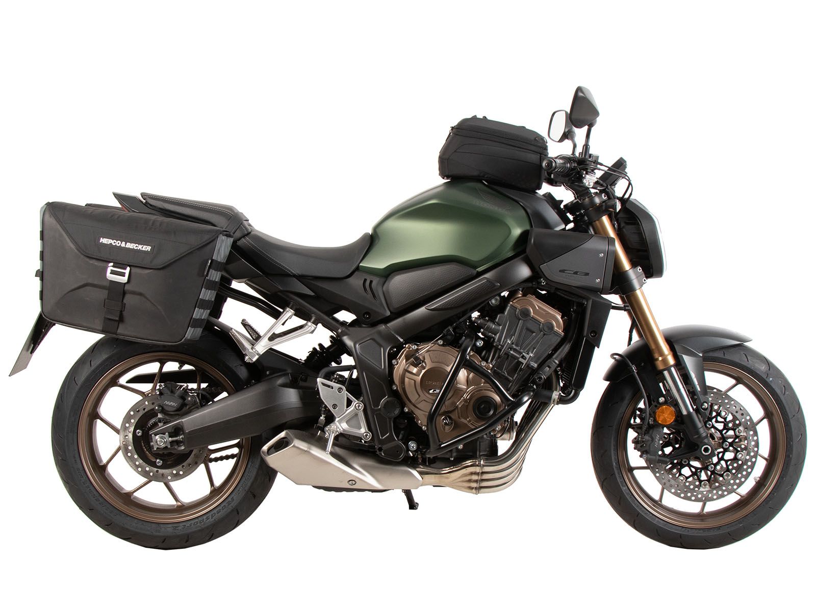 Portapacchi laterale C-Bow nero per Honda CB 650 R / E-Clutch (24-) Hepco & Becker