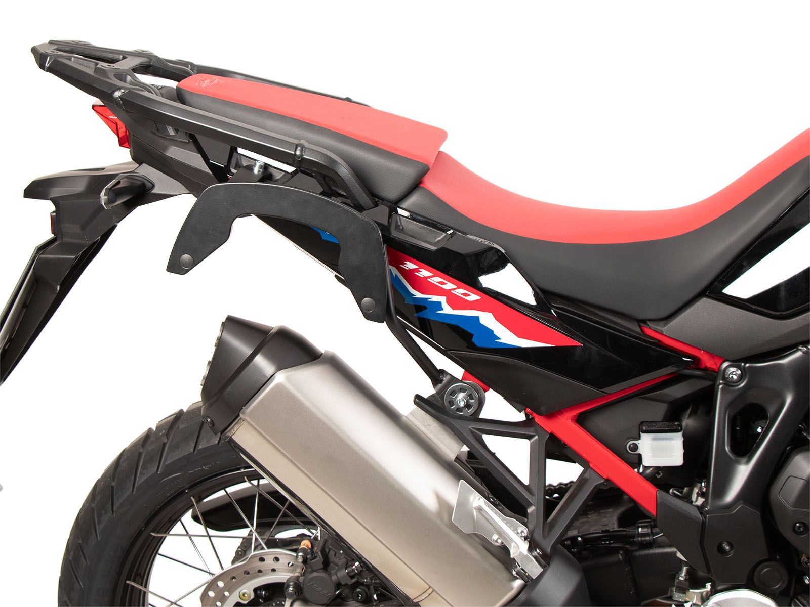Portapacchi laterale C-Bow nero per Honda CRF 1100 Africa Twin Adventure Sports (24-) Hepco & Becker