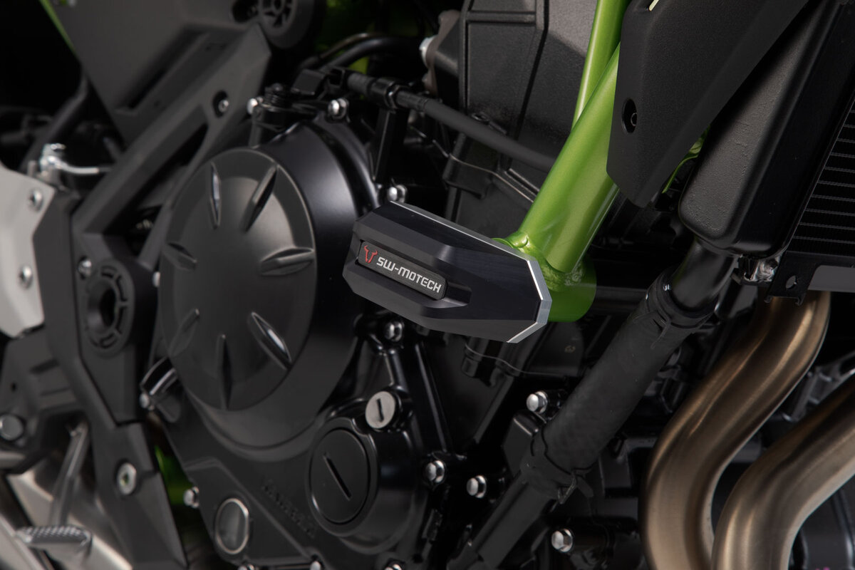 Kit crash pad SW-Motech nero per Kawasaki Z 650 /RS /S