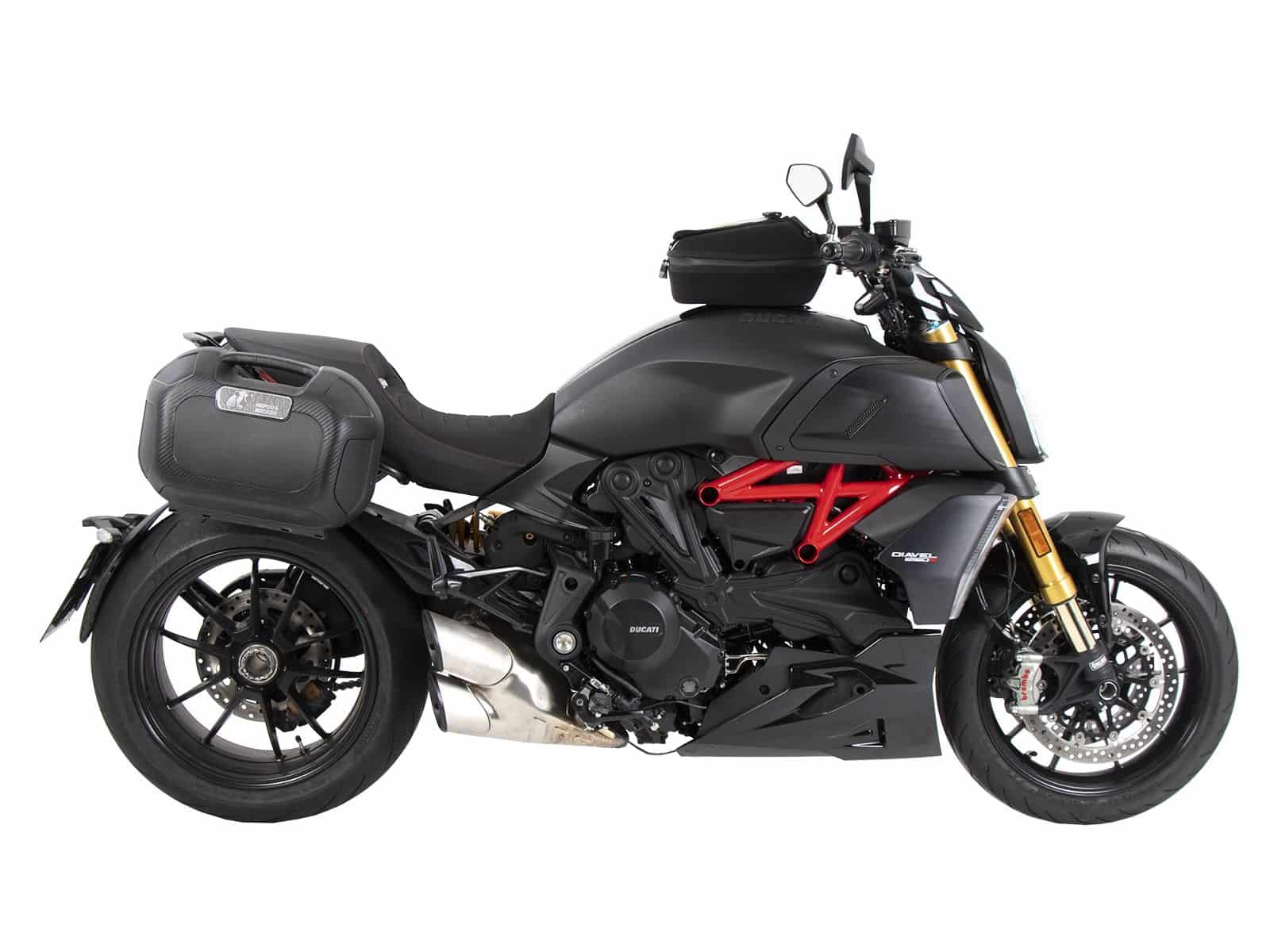 Anello serbatoio di base con blocco borsa serbatoio per Ducati Diavel 1260 /S (19-22) Hepco & Becker