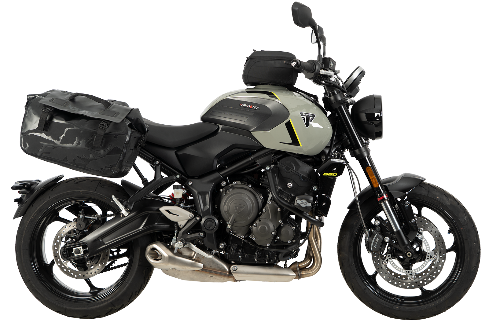 Anello per serbatoio Basic con chiusura per borsa da serbatoio inclusa per Triumph Trident 660 (26-) Hepco & Becker