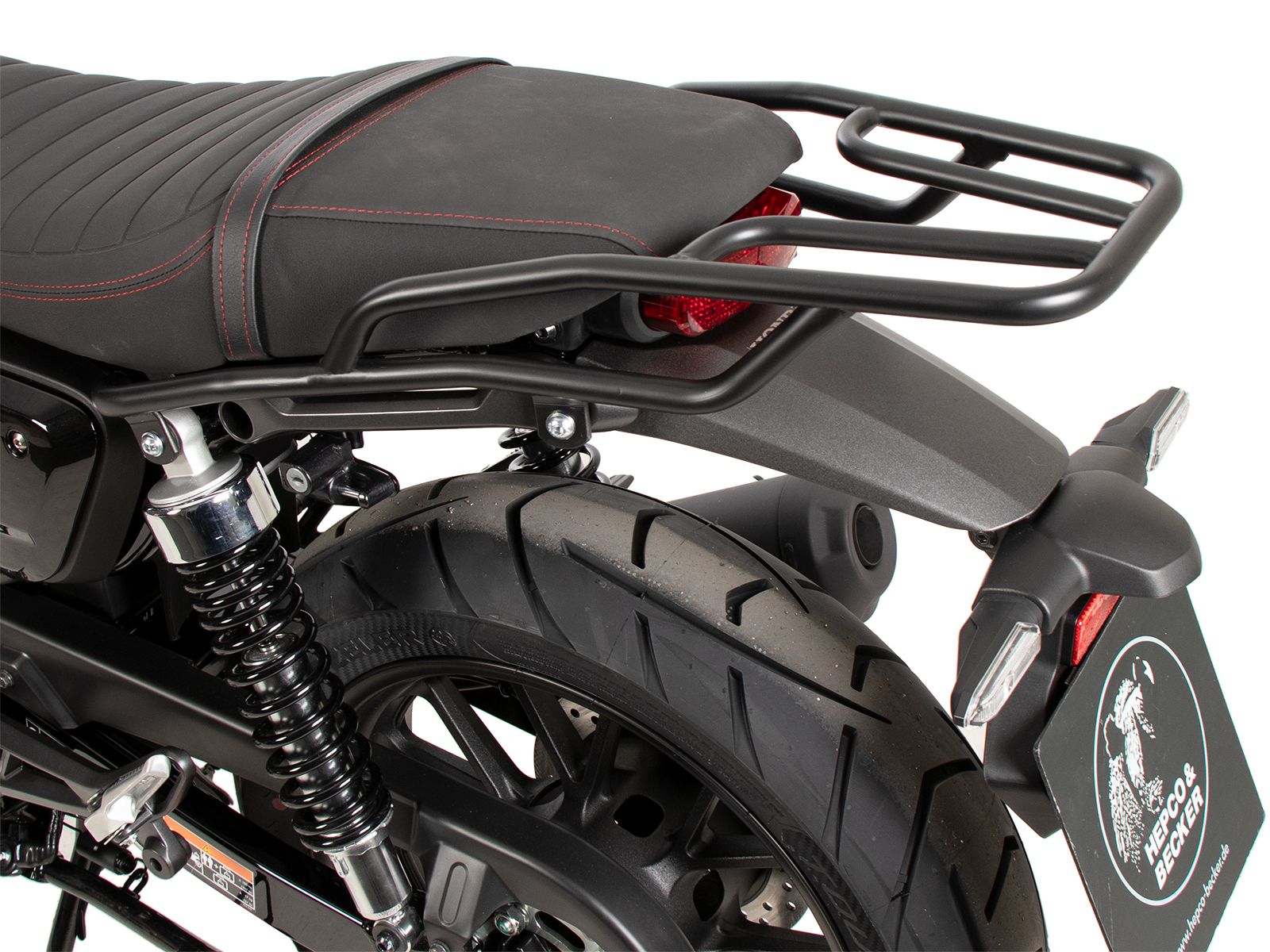 Portapacchi tubolare nero per Honda GB 350 S (25-) Hepco & Becker