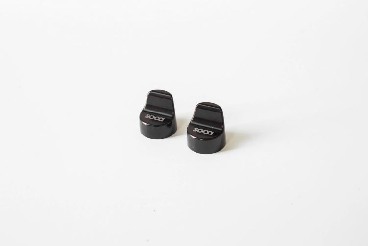 Copriforo per specchietto destro e sinistro SOCA per Vespa Primavera/Sprint/Elettrica 50-150cc, nero