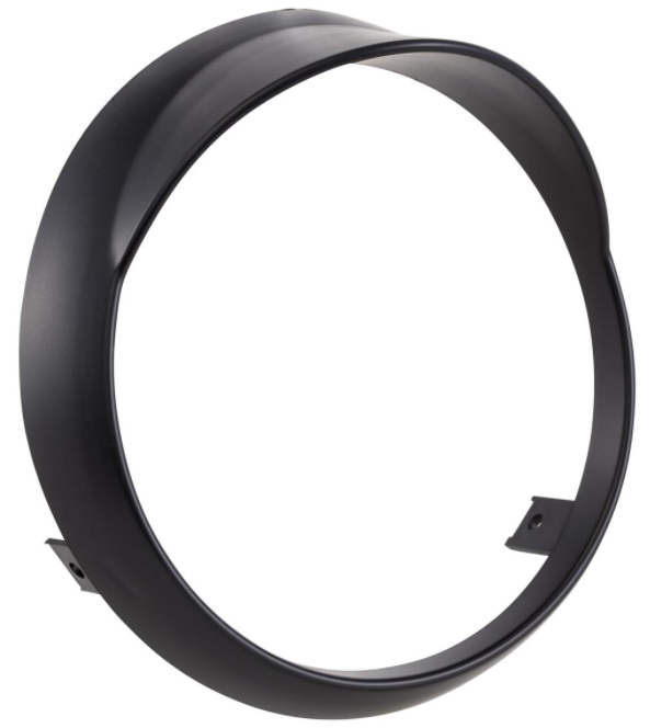 Anello portalampada per Vespa Primavera 50-150ccm 2T/​4T, nero opaco