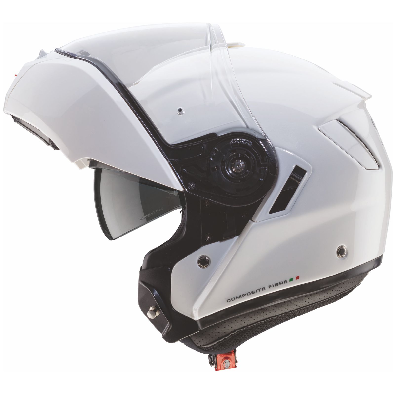 Caberg Casco Levo, bianco metallizzato