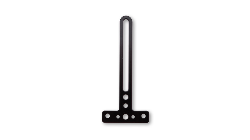 HIGHSIDER pro riflettore cursore nero dritto (1 pezzo)