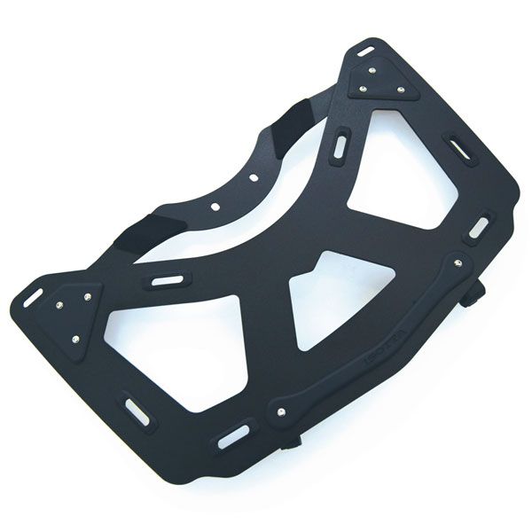 Portapacchi posteriore per bauletto BMW K 1600 GTL (10-22), alluminio, nero