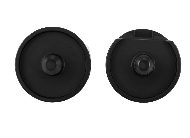 Copriforo per specchietto destro e sinistro per Vespa Primavera/Sprint/Elettrica 50-150cc, nero opaco