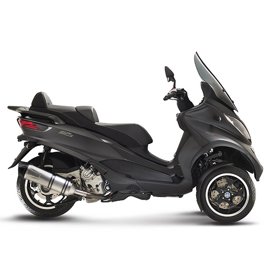 Scarico LeoVince SBK LV One Evo 2, inox, slip on per Piaggio MP3 400 / 500