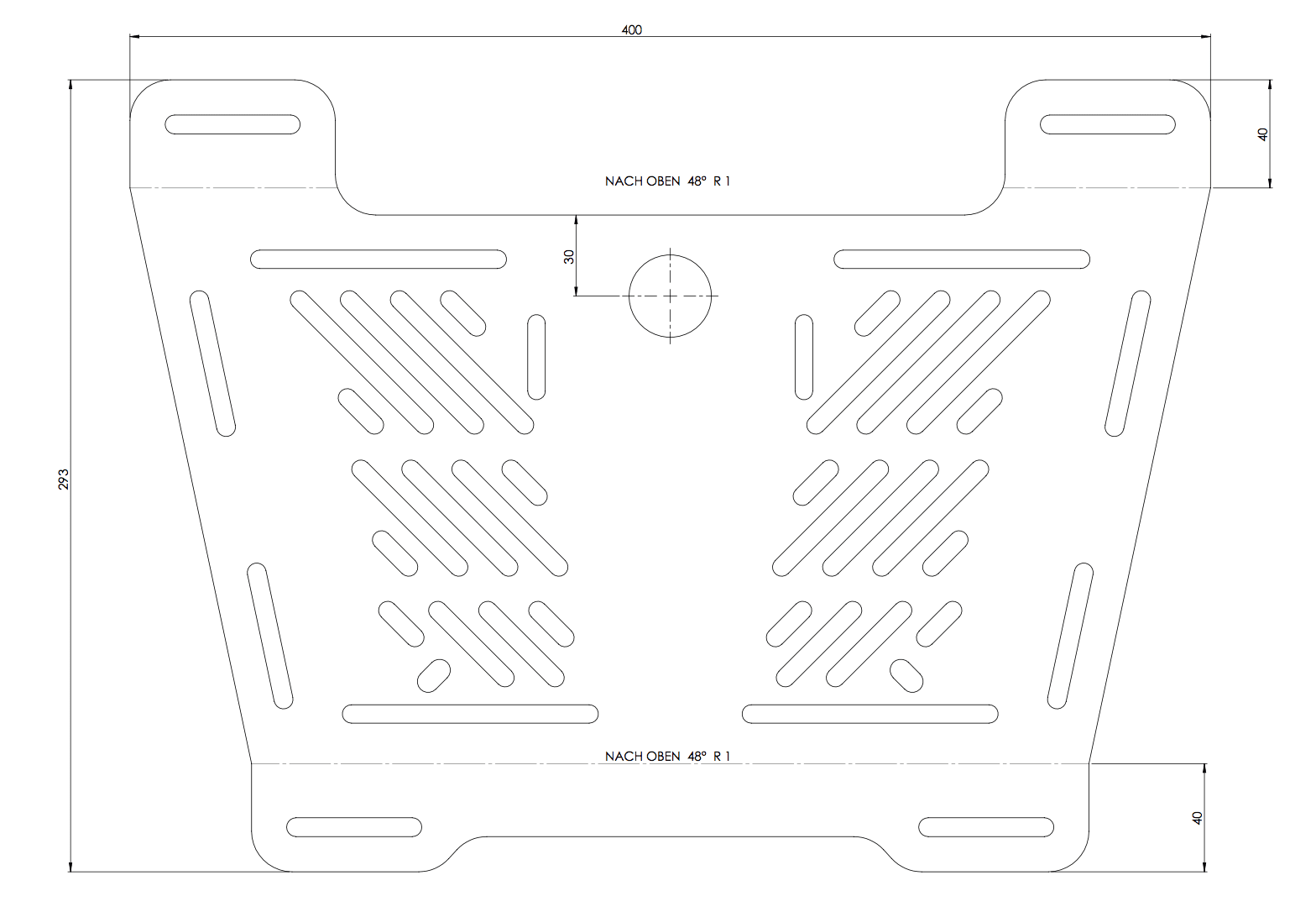 Estensione del portapacchi per la combinazione con il portapacchi originale in acciaio inox per BMW F 800 GS (24-)