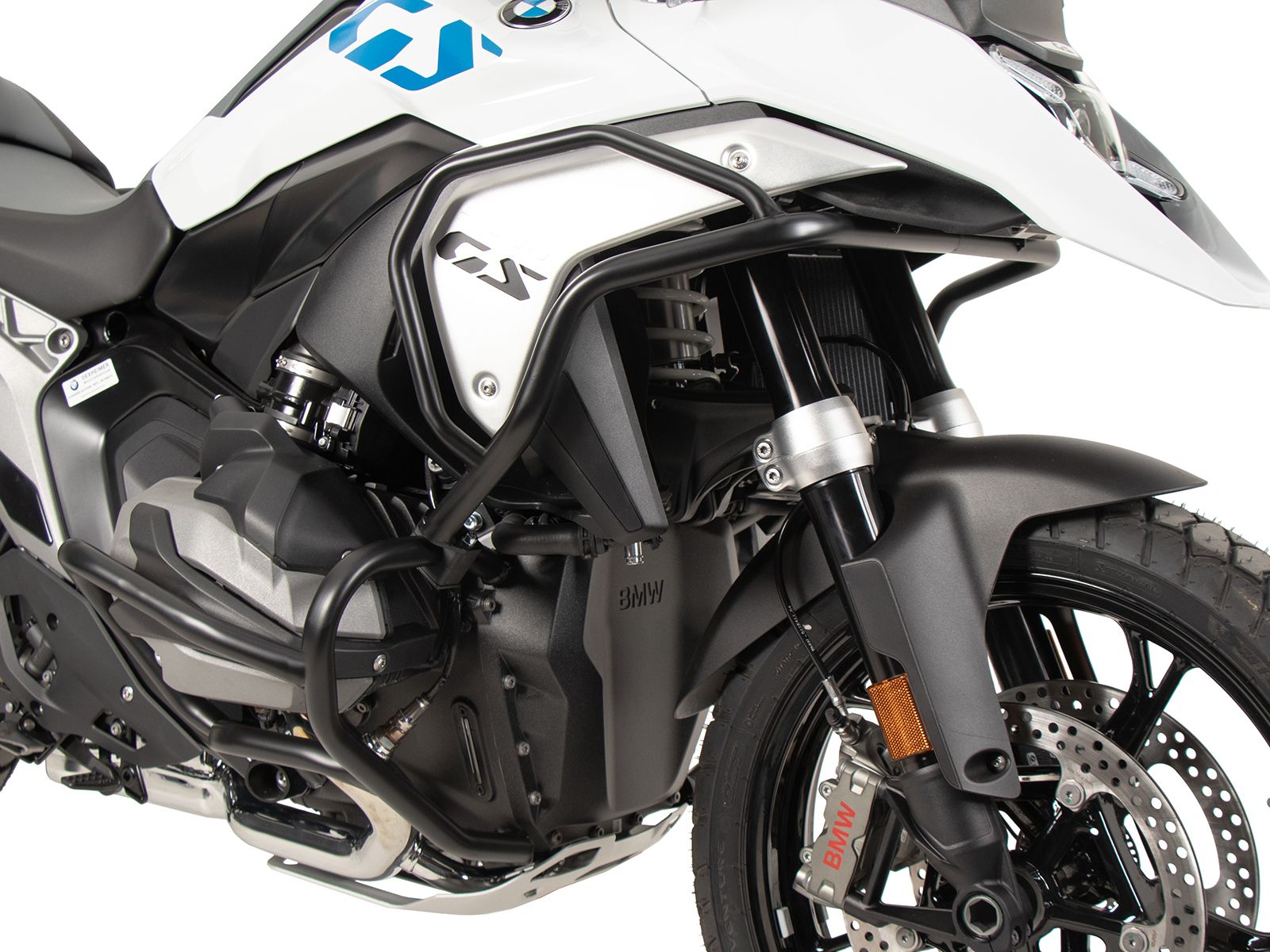 Barra di protezione serbatoio nera per BMW R 1300 GS (23-) Hepco & Becker