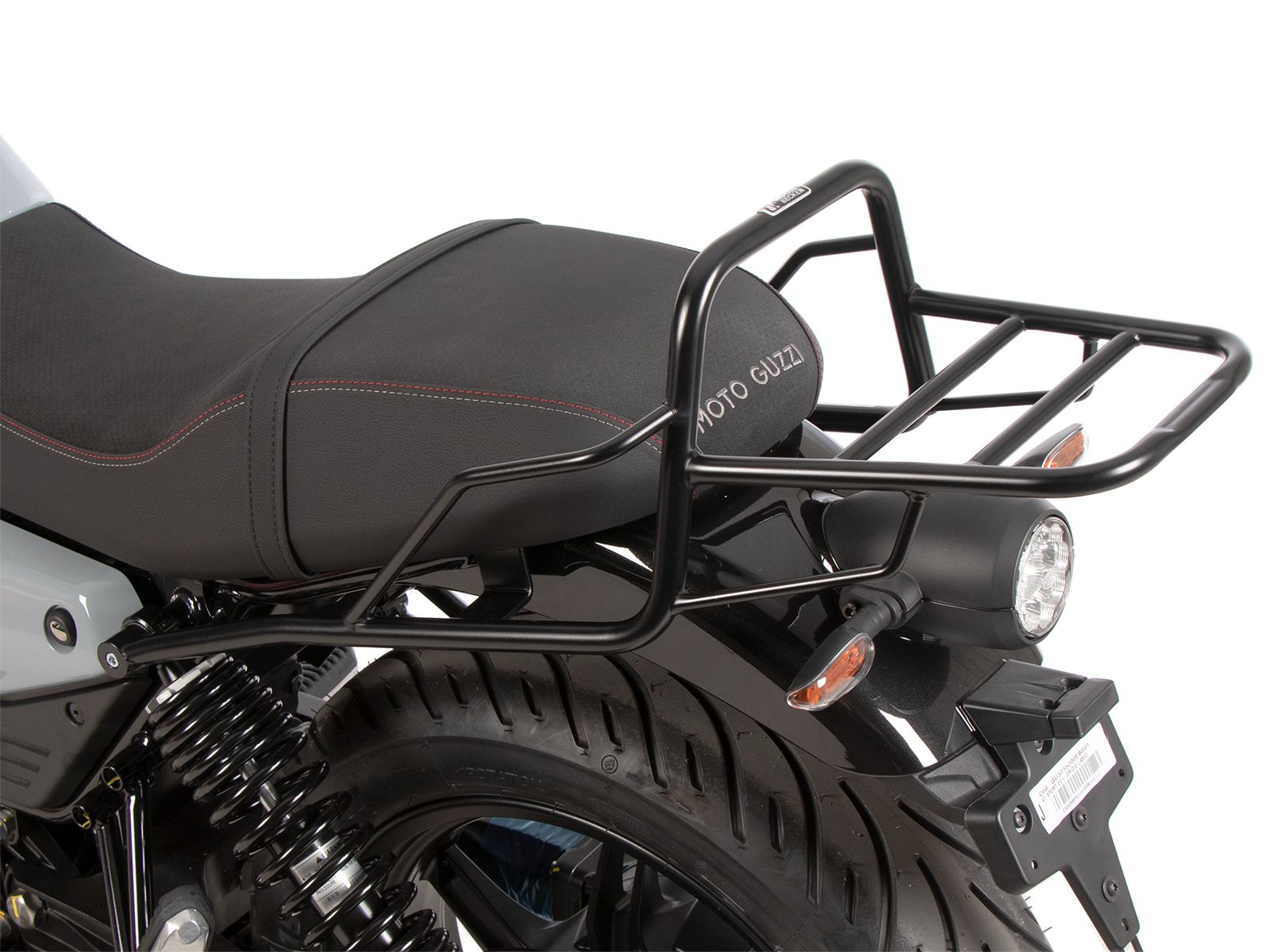 Portapacchi tubolare nero per Moto Guzzi V7 850 Sport (25-) Hepco & Becker