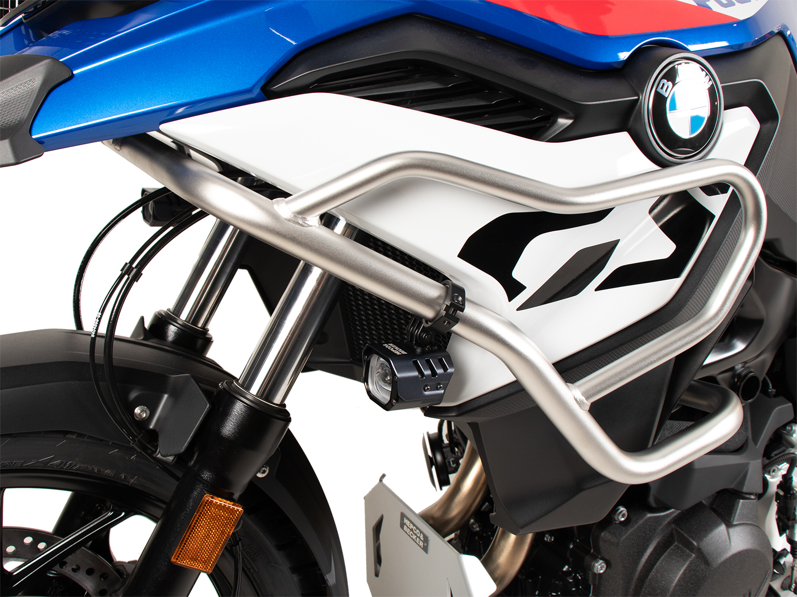 Protezione serbatoio in acciaio inox per BMW F 800 GS (24-) Hepco & Becker
