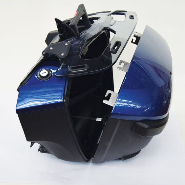 Portapacchi per valigia laterale BMW K 1600 GT/GTL, R 1250 RT, R 1200 RT PMMA, trasparente