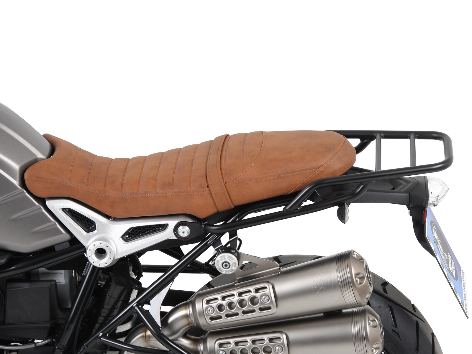 Portapacchi tubolare nero per BMW R nineT (14-16) Hepco & Becker
