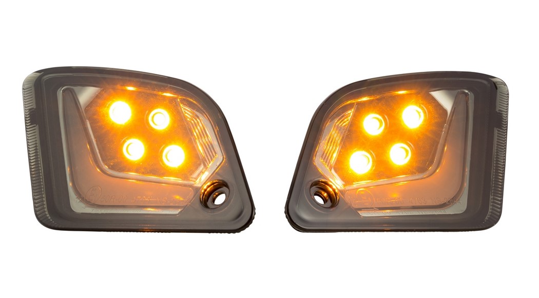 Kit indicatore di direzione posteriore destro/sinistro per Vespa GTS/GTS Super/GTV/GT 60/GT/GT L ('03-'13), colorato