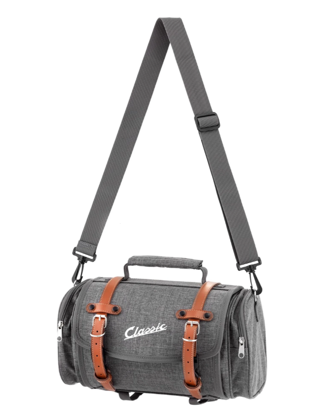 Borsa "Classic" piccola per Vespa, nylon, grigio