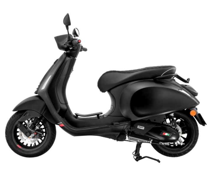 Portapacchi passo-passo nero per Vespa Primavera/​Sprint 50-150ccm