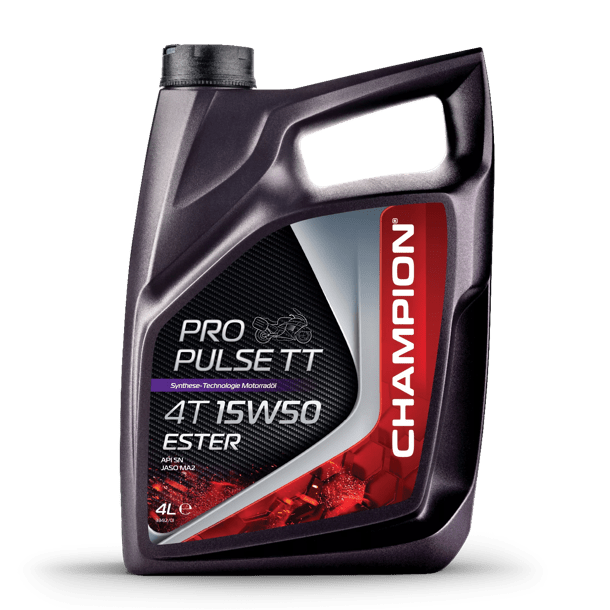CHAMPION® Olio motore Pro Pulse TT 4T 15W-50 Ester - 4 litri