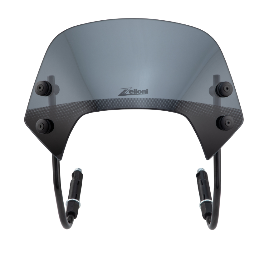Flyscreen ZELIONI Racing per Vespa Sprint 50-150cc 2T/4T, nero oscurato