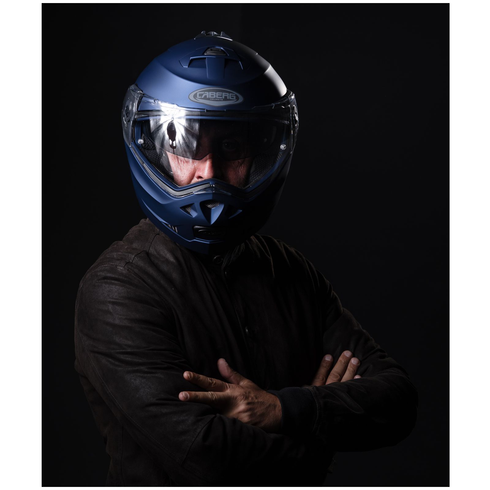 Caberg Casco Duke II, blu opaco Yama