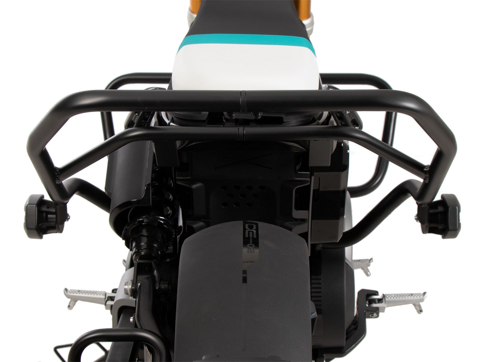 Barra di protezione posteriore nera per BMW CE 02 (23-) Hepco & Becker
