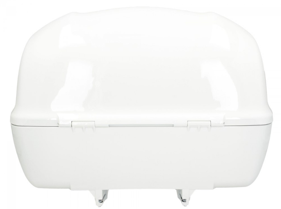 Bauletto originale 32 l. per Vespa Primavera / Sprint / GTS / PX - Bianco Montebianco / Innocenza 544
